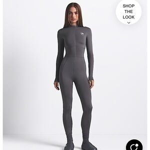 SKIMS Gray Full-Length Jumpsuit